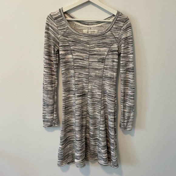 Anthropologie Grey Heathered Sweater Dress - Picture 9 of 9